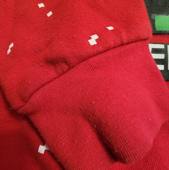 Minecraft Creeper Holiday Christmas Sweater Mad Engine Size S - Picture 11 of 11